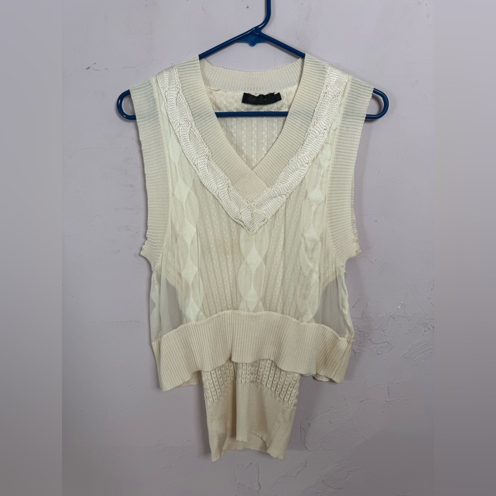 Made in Italy 100% silk Calvin Klein Collection top